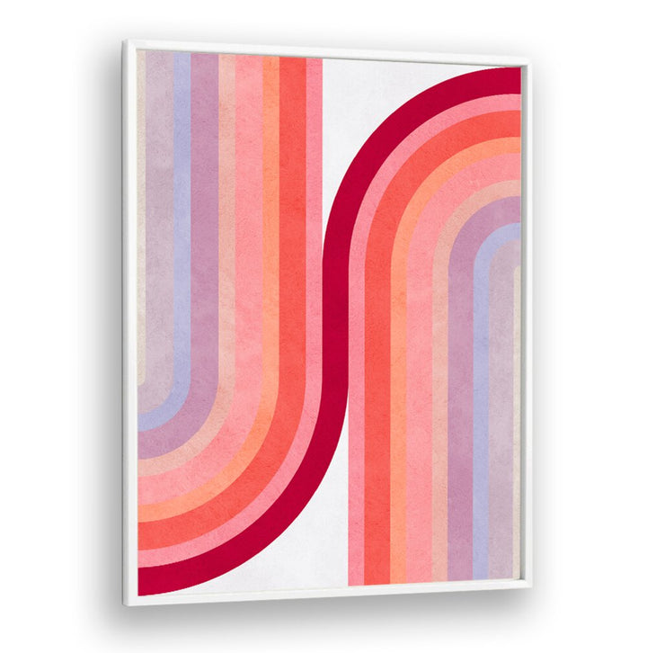 Colorful CURVED LINES, GEOMETRIC ART PRINTS, bring vibrant energy and movement to any space with dynamic design.