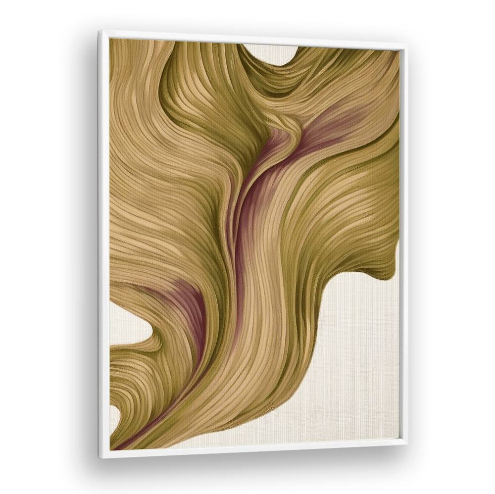Elegant NATURE LINE V, ABSTRACT PAINTINGS featuring flowing textures in earthy tones for a serene home ambiance.