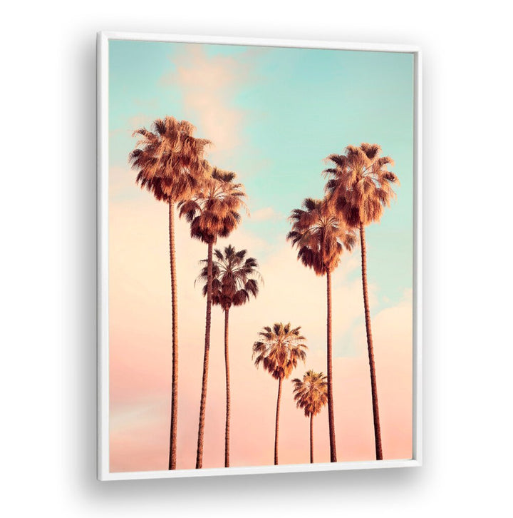 Transform your space with WESTWOOD PALM TREES, a stunning BEACH PAINTING by Philippe Hugonnard for a tropical vibe.