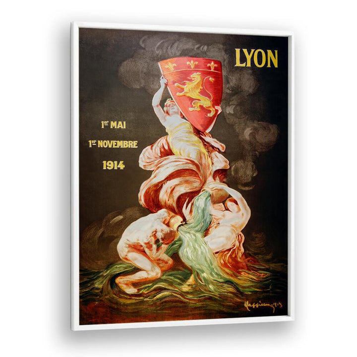 LYON INTERNATIONAL EXHIBITION (1914)  , VINTAGE PAINTINGS