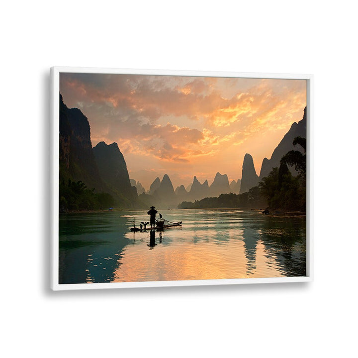 Captivating GOLDEN LI RIVER , PHOTOGRAPHY PRINTS showcasing serene landscapes and stunning mountain reflections.