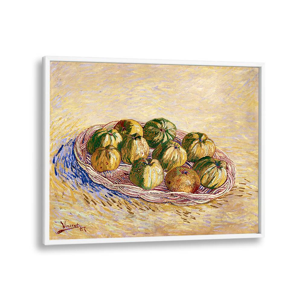 VINCENT VAN GOGH'S STILL LIFE, BASKET OF APPLES (1887) , VINTAGE PAINTINGS