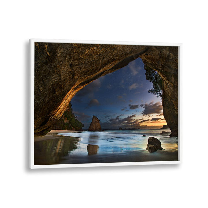 Stunning Cathedral Cove landscape, perfect for enhancing your space with our photography prints.