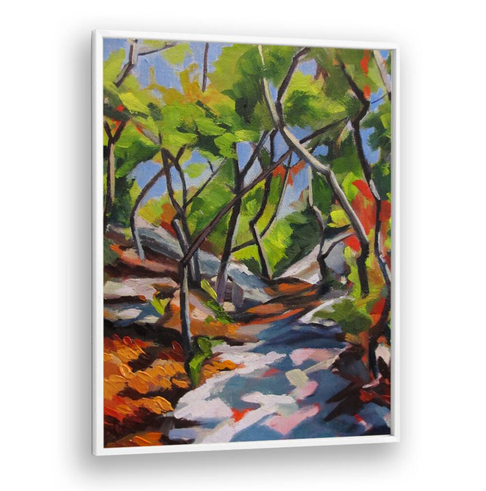 PATH AT THE JERSEY SHORE , LANDSCAPE PAINTINGS