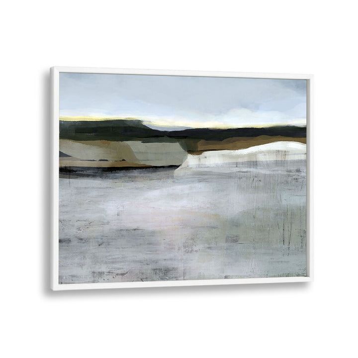 Elevate your decor with JANUARY, ABSTRACT PAINTINGS, featuring serene colors for a modern touch in any space.