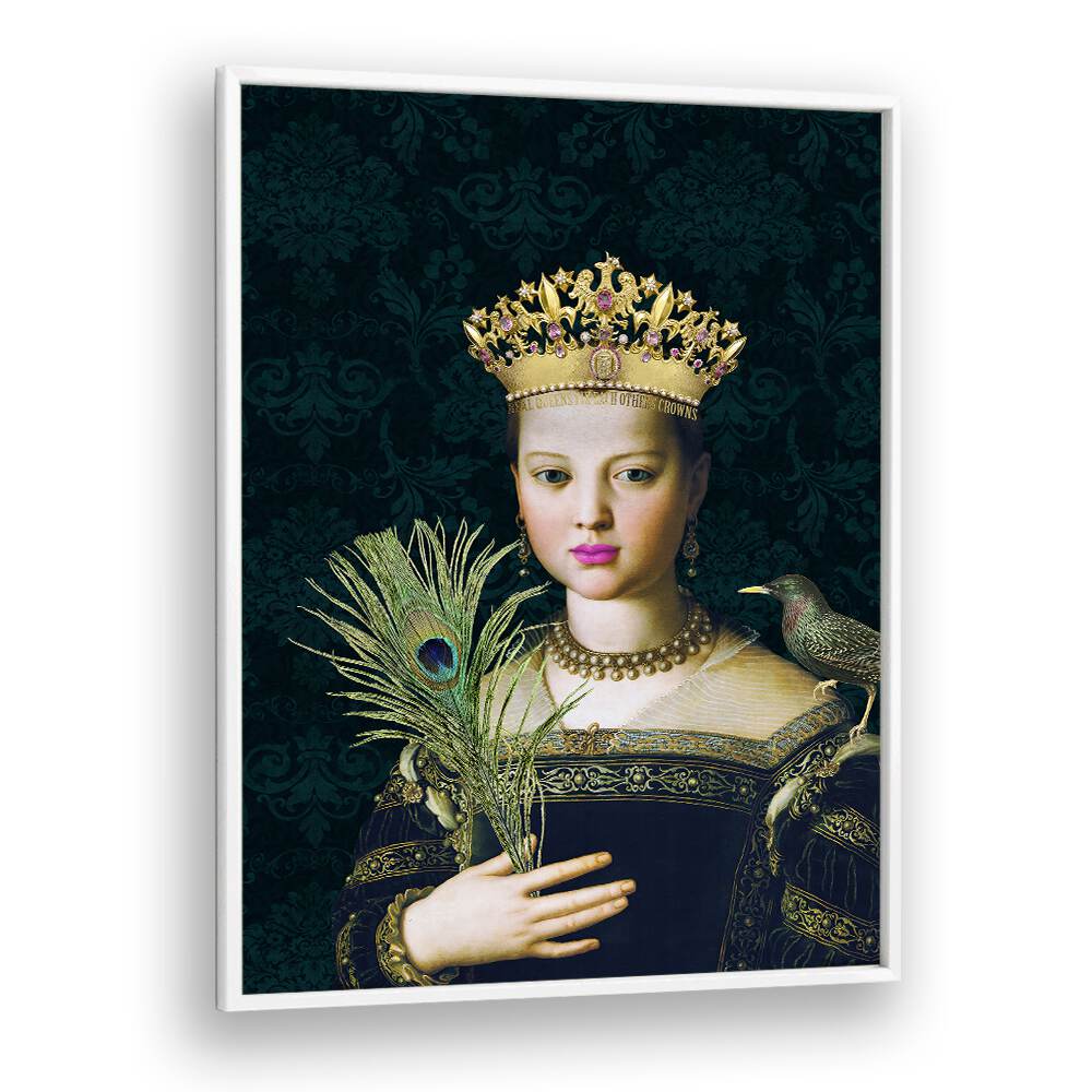 QUEEN CROWN , PORTRAITS & FIGURATIVE ILLUSTRATIONS