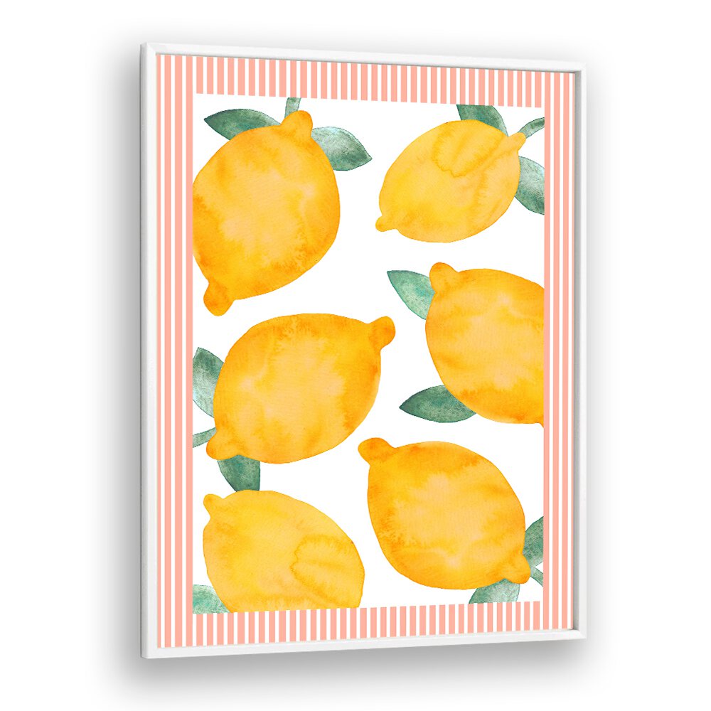 Brighten your kitchen with LEMON VINTAGE, KITCHEN POSTERS featuring cheerful lemons and a charming design.