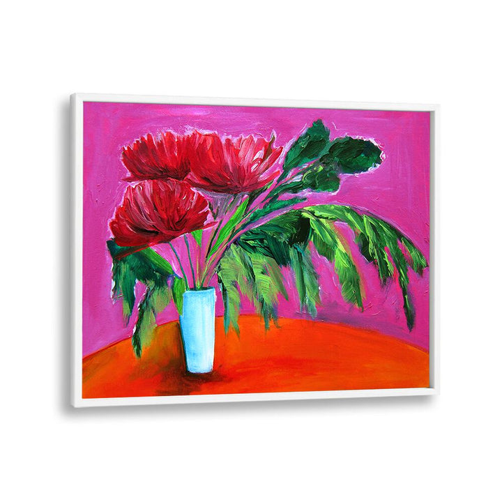 INES BOUQUET , FLORAL FLOWER PAINTINGS