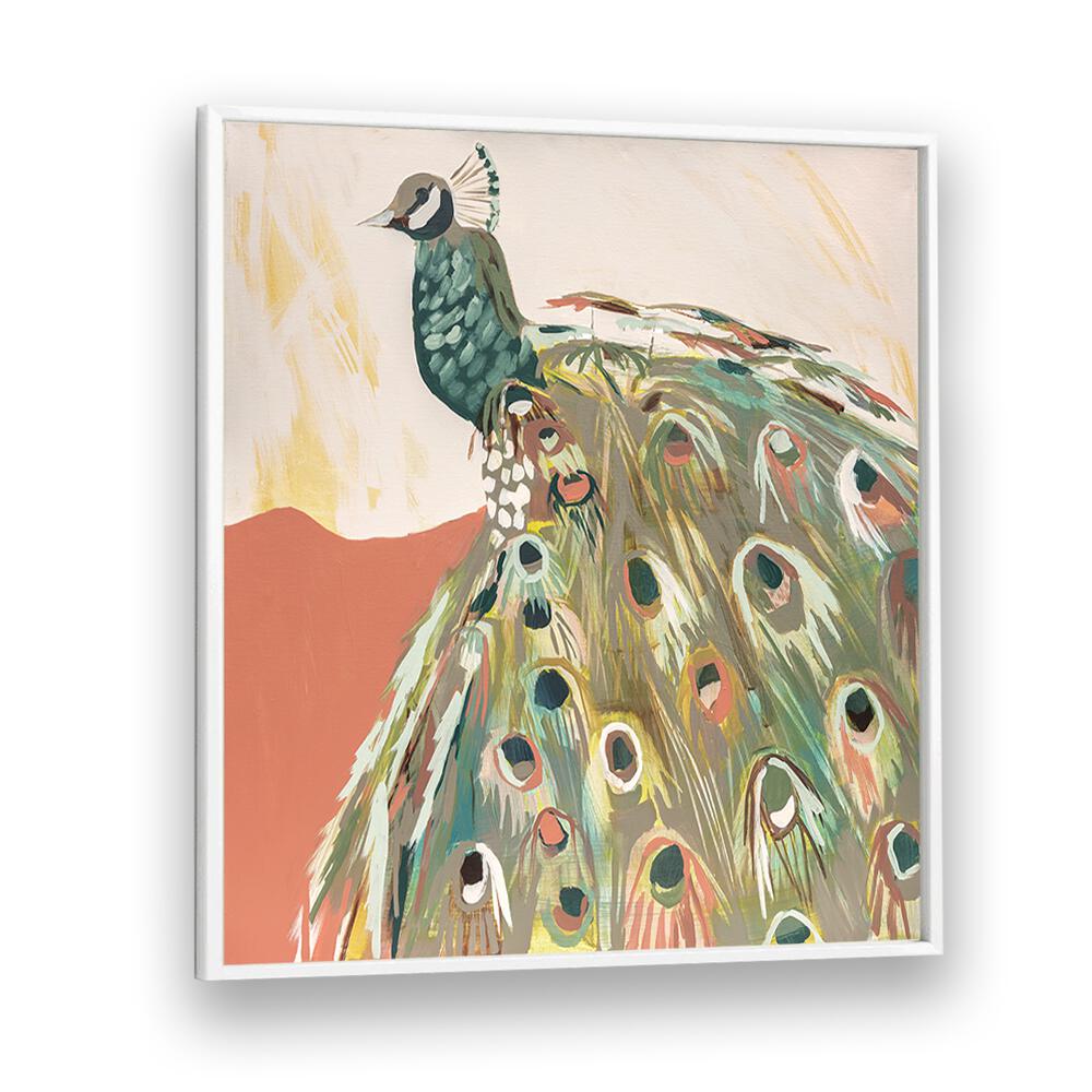 Vibrant PEACOCK SALMON, ANIMAL PAINTINGS bring nature's beauty into your home with captivating colors and textures.