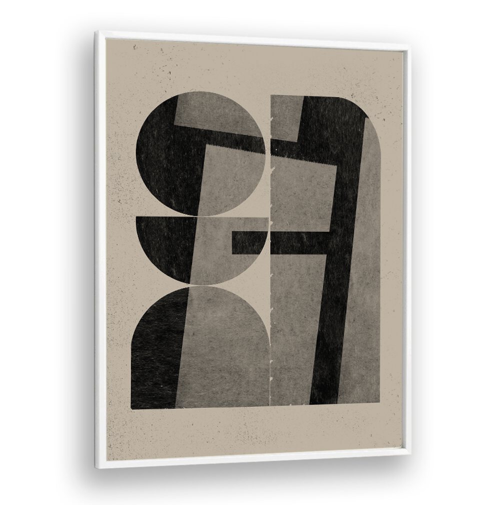 PAPER CUT NO.7, GEOMETRIC ART PRINTS showcase abstract design with unique cut-outs, perfect for modern decor.