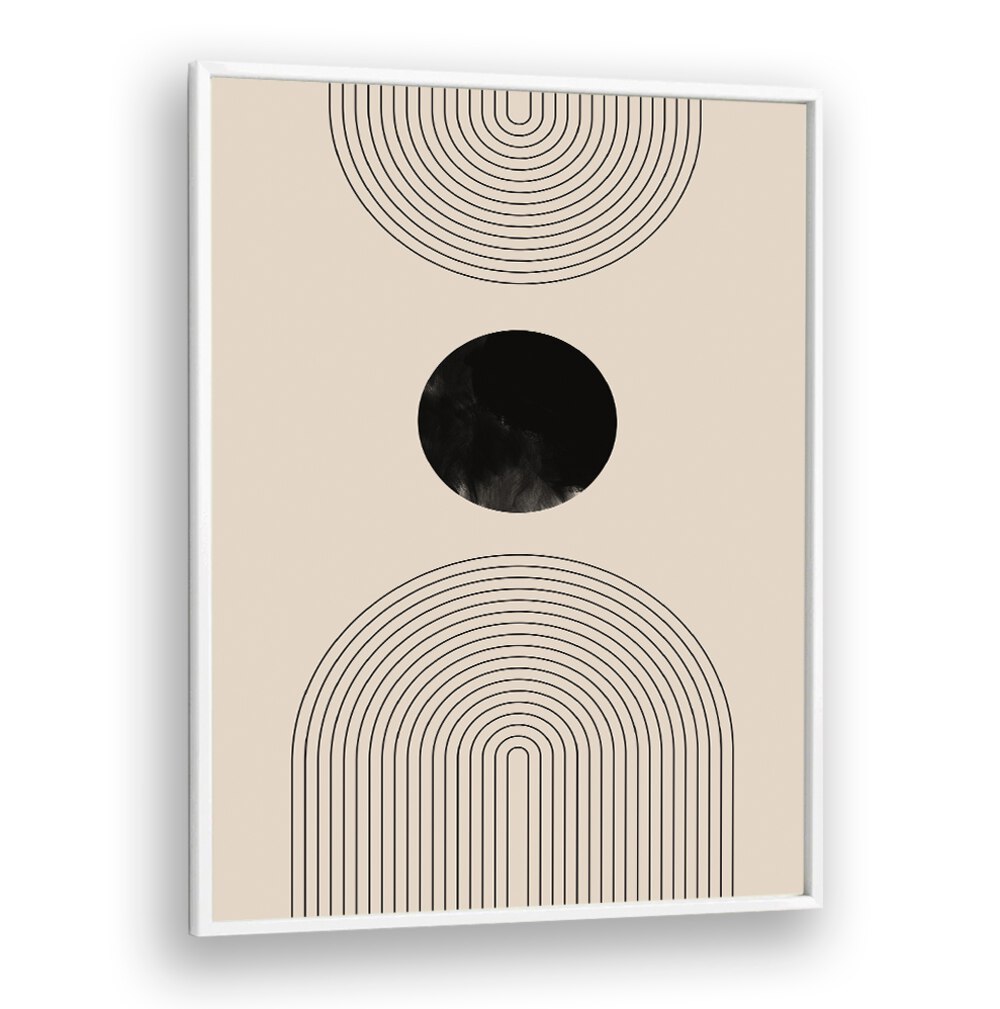 Stylish BLACK ARCH LINE ART II, GEOMETRIC ART PRINTS, perfect for enhancing contemporary home decor.