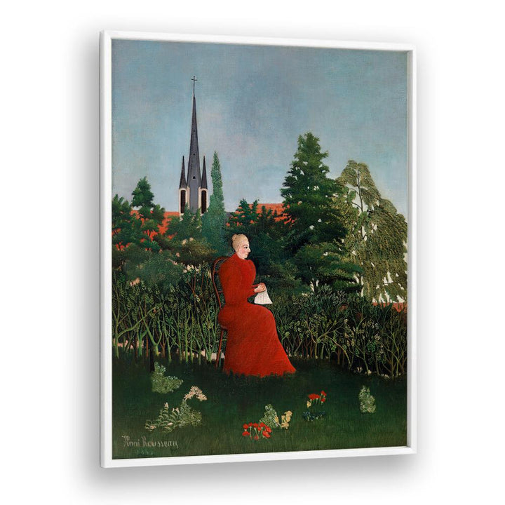 WOMAN IN A LANDSCAPE (1893–1896) , VINTAGE PAINTINGS