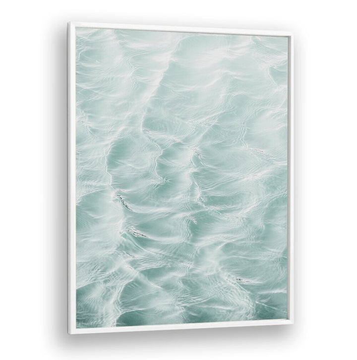 Relaxing aqua waves captured in SUNDAY WAVES, BEACH PAINTINGS, showcasing superior quality and craftsmanship.