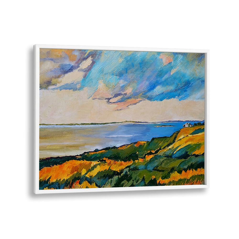BAY IN CAPE COD , BEACH PAINTINGS