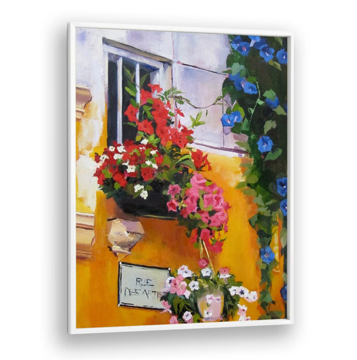 SUMMER IN CENTRAL PARK , FLORAL FLOWER PAINTINGS