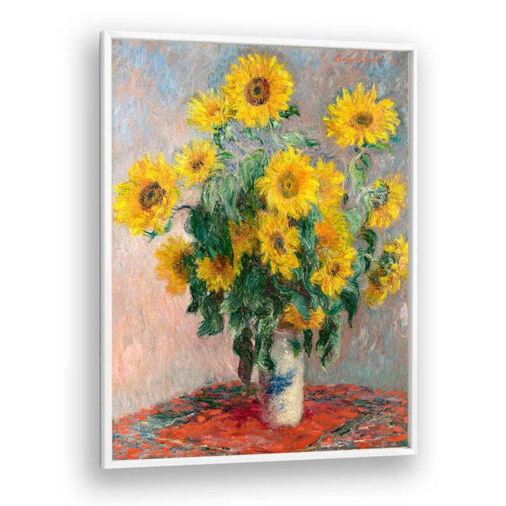 BOUQUET OF SUNFLOWERS (1881) , VINTAGE PAINTINGS