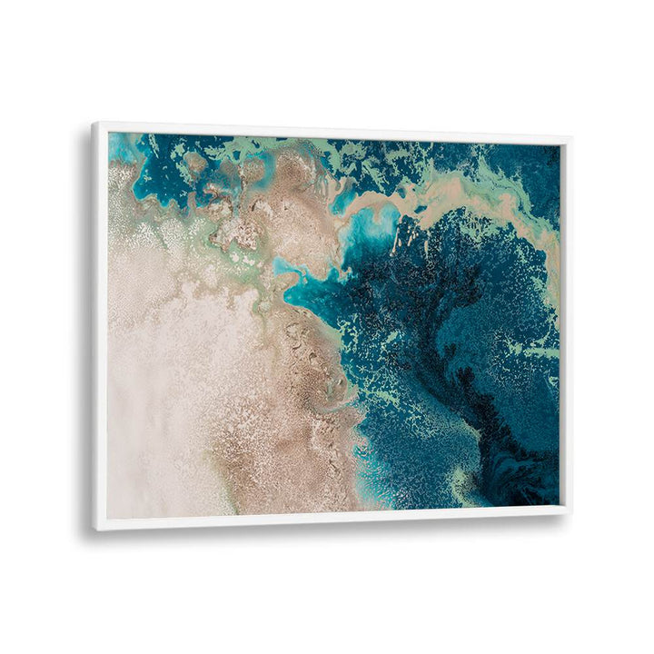 Mesmerizing GREAT TEAL SEAS, ABSTRACT PAINTINGS featuring vibrant teal hues and intricate textures for oceanic tranquility.