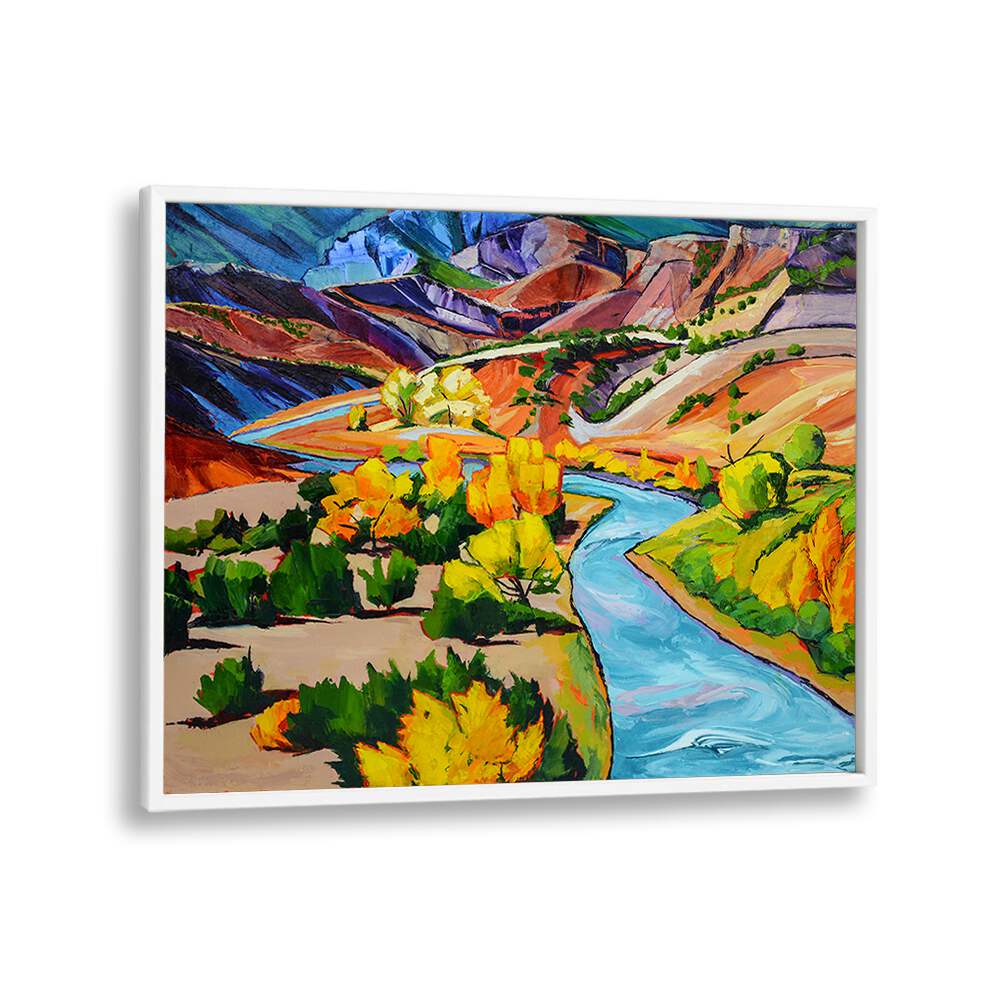 MEANDERING RIVER , LANDSCAPE PAINTINGS