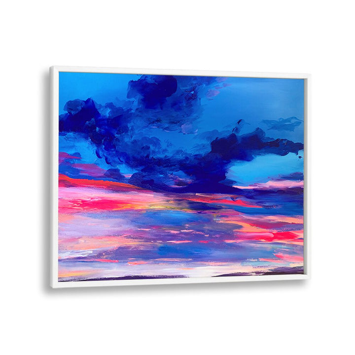 FLORIDA SUNSET IN BLUE , LANDSCAPE PAINTINGS