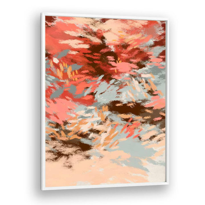 Stunning AUTUMN SHADOWS I, ABSTRACT PAINTINGS artwork features warm, earthy tones, perfect for seasonal elegance.