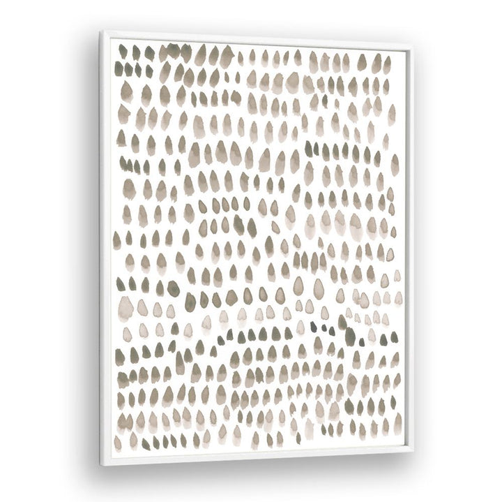 PAINTED DOTS LIGHT BROWN , ABSTRACT PAINTINGS