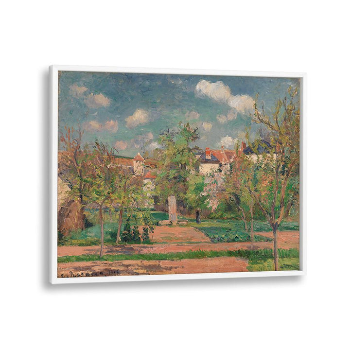 GARDEN IN FULL SUNLIGHT (LE JARDIN AU GRAND SOLEIL, PONTOISE) , VINTAGE PAINTINGS