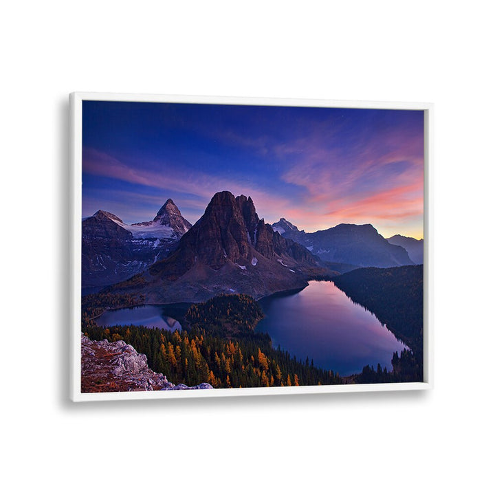 TWILIGHT AT MOUNT ASSINIBOINE BY YAN ZHANG , LANDSCAPE PHOTO PRINTS