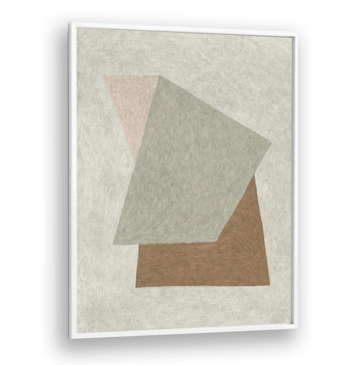 Stylish DESIGN , ABSTRACT PAINTINGS featuring layered shapes in soft colors, perfect for elevating home decor.