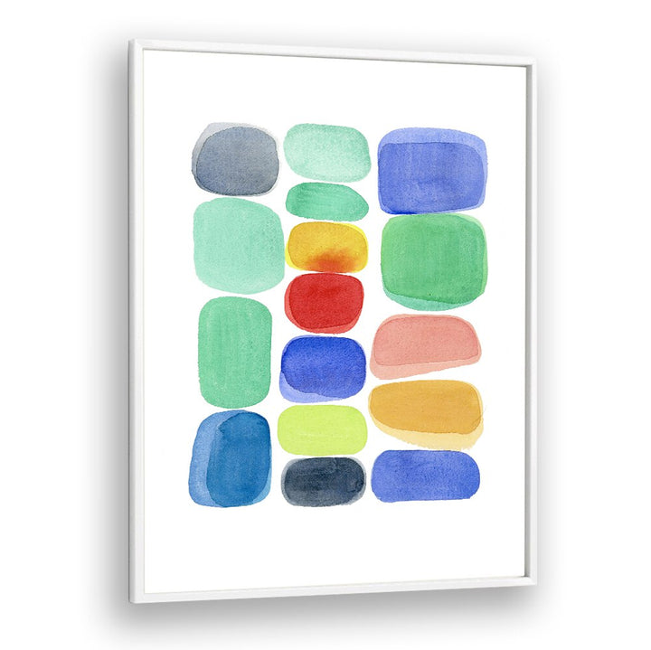 Vibrant COLOR BLOCKS I, ABSTRACT PAINTINGS, perfect for transforming any contemporary space with creativity.