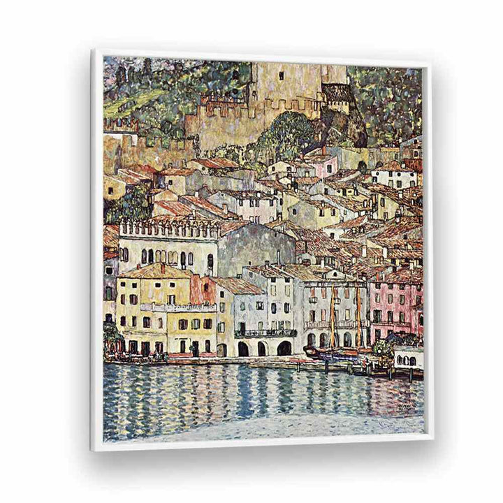 MALCESINE AM GARDASEE (1913) , VINTAGE PAINTINGS