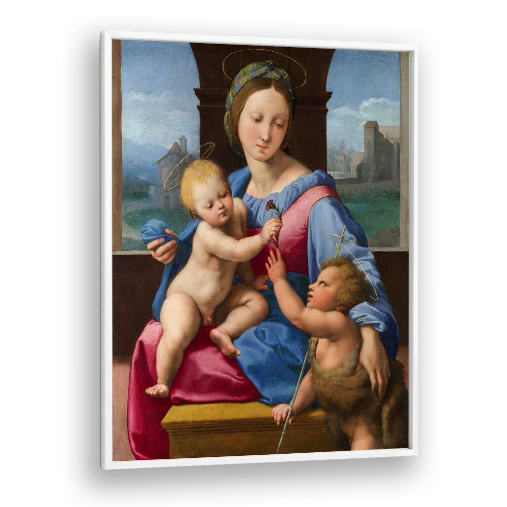 THE GARVAGH MADONNA (1509–1510) BY RAPHAEL RAFFAELLO , VINTAGE PAINTINGS