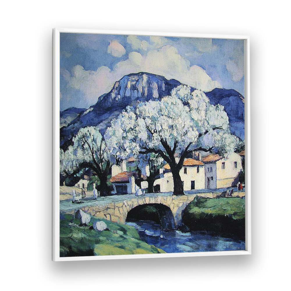 Discover the BRIDGE OVER A STREAM, a beautifully crafted piece that enhances any home or garden decor with serene beauty.