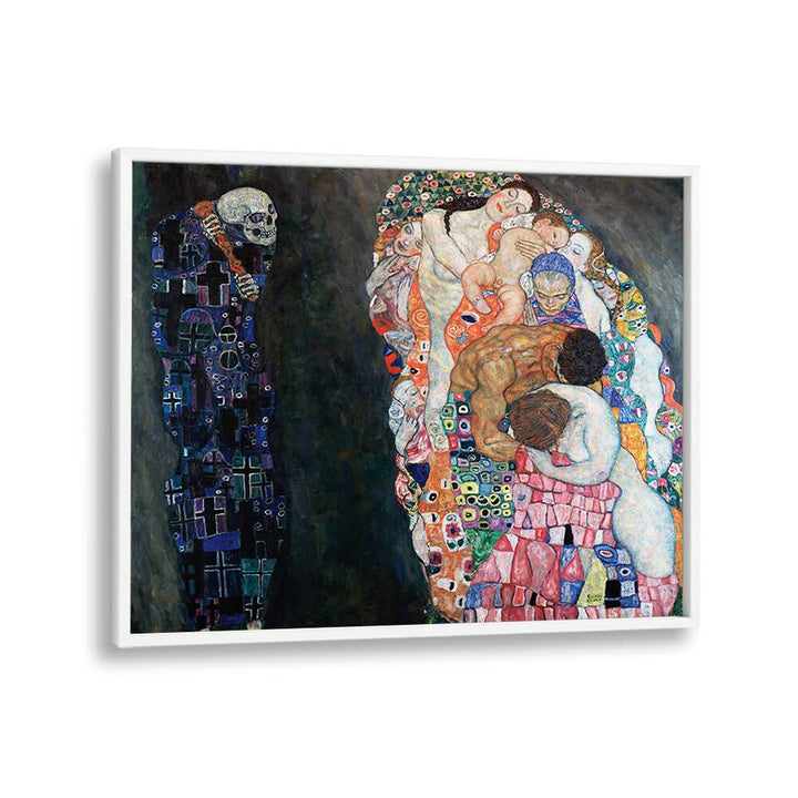 DEATH AND LIFE (1910-1915) BY GUSTAV KLIMT , VINTAGE PAINTINGS