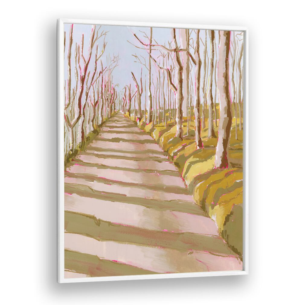 Tranquil FOREST PATH artwork invites serenity, transforming your space into a peaceful woodland retreat.