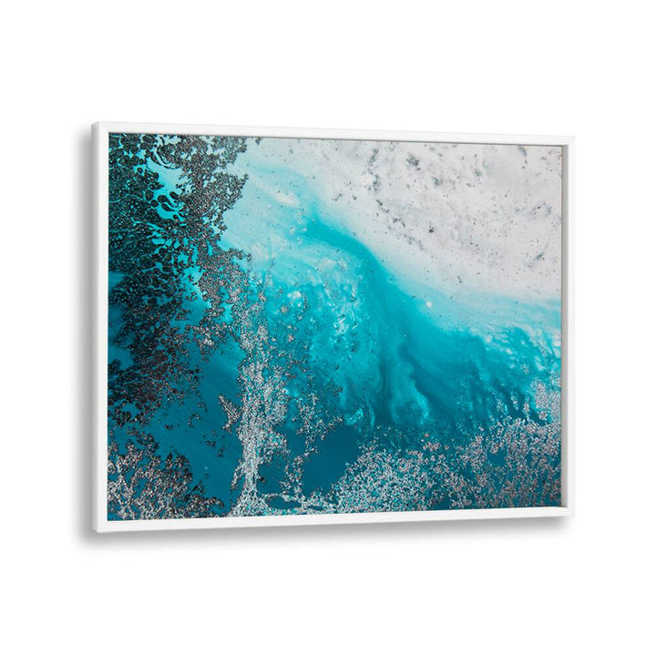 Stunning TURQUOISE WATERS, ABSTRACT PAINTINGS bring vibrant hues of serene waters to elevate any modern space.