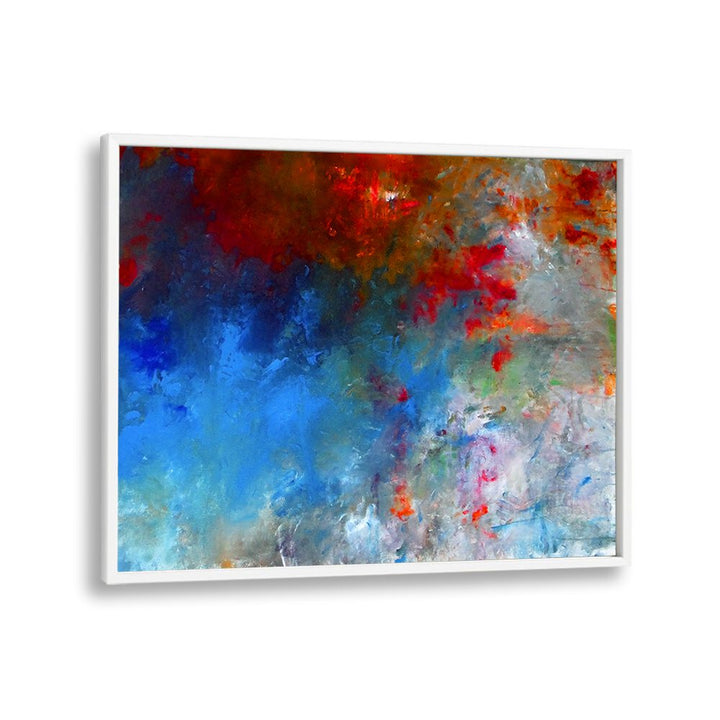 Vibrant colors blend beautifully in LANDSCAPE DESIGN III, ABSTRACT PAINTINGS, perfect for modern home decor.