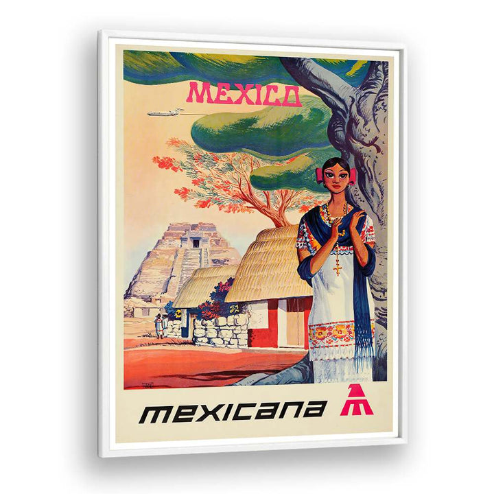 Vibrant MEXICANA I VINTAGE TRAVEL POSTERS showcasing Mexico's culture, perfect for transforming your space.