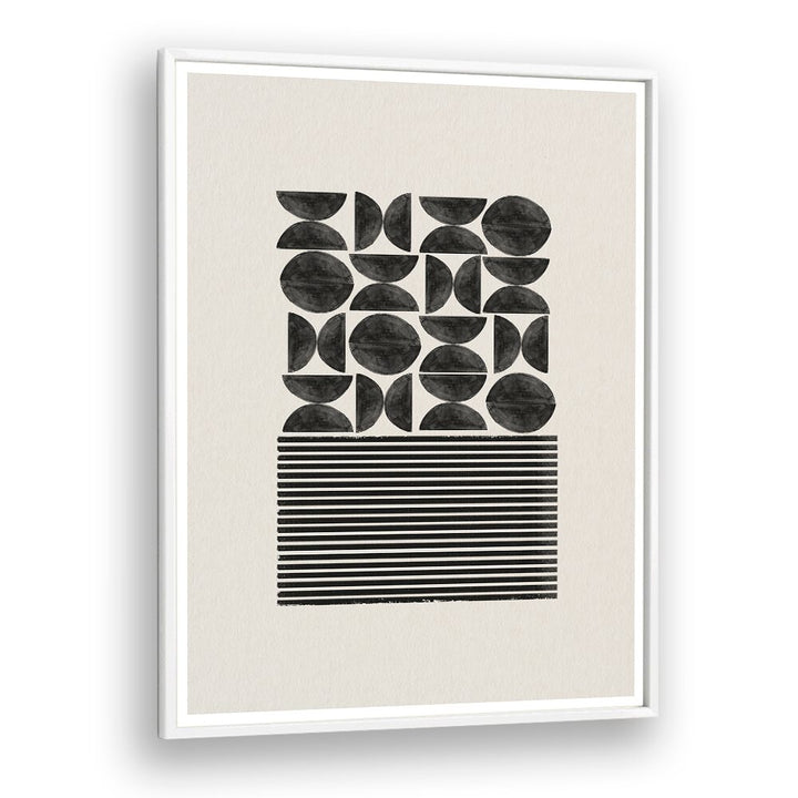 BLACK GEOMETRIC PATTERNS I BY THE MIUUS STUDIO , ABSTRACT PAINTINGS, ABSTRACT ART PRINTS