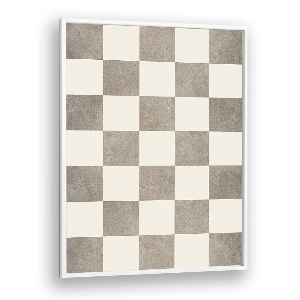Stunning GEOMETRIC RHYTHM art print featuring a modern checkerboard design for contemporary spaces. Perfect GEOMETRIC ART PRINTS.