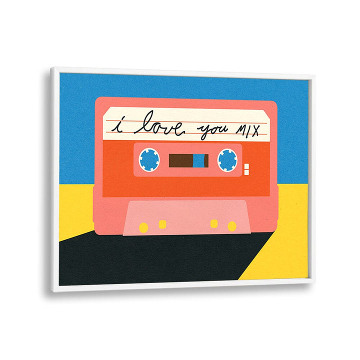Colorful I LOVE YOU MIXTAPE, MOVIE POSTERS featuring a retro cassette design, perfect for expressing love and memories.