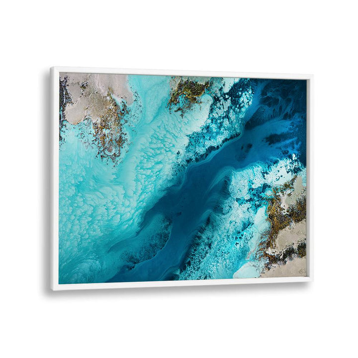 Vibrant SALT WATER PASSAGE, ABSTRACT PAINTINGS, showcasing calming hues and creativity for any decor.