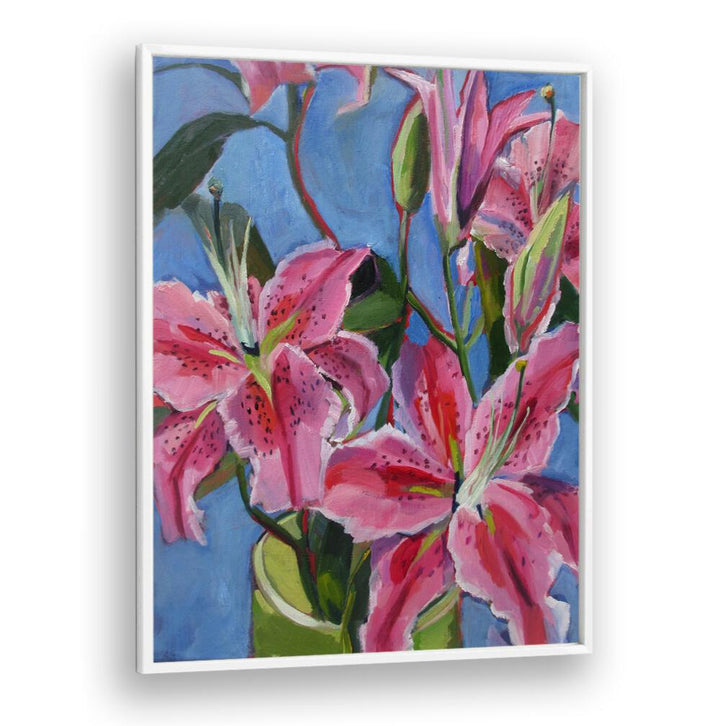 LILIES , FLORAL FLOWER PAINTINGS