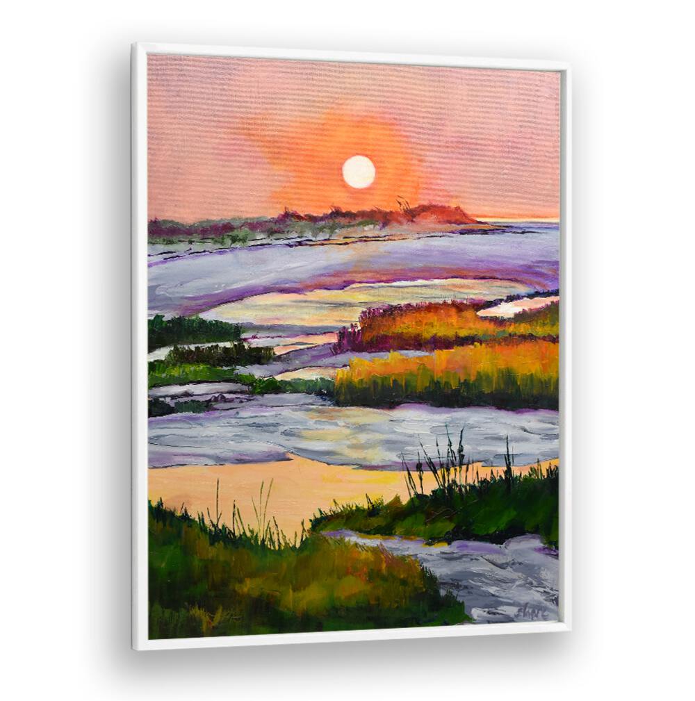SUNSET , LANDSCAPE PAINTINGS