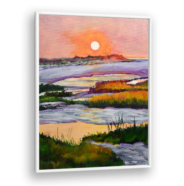 SUNSET , LANDSCAPE PAINTINGS