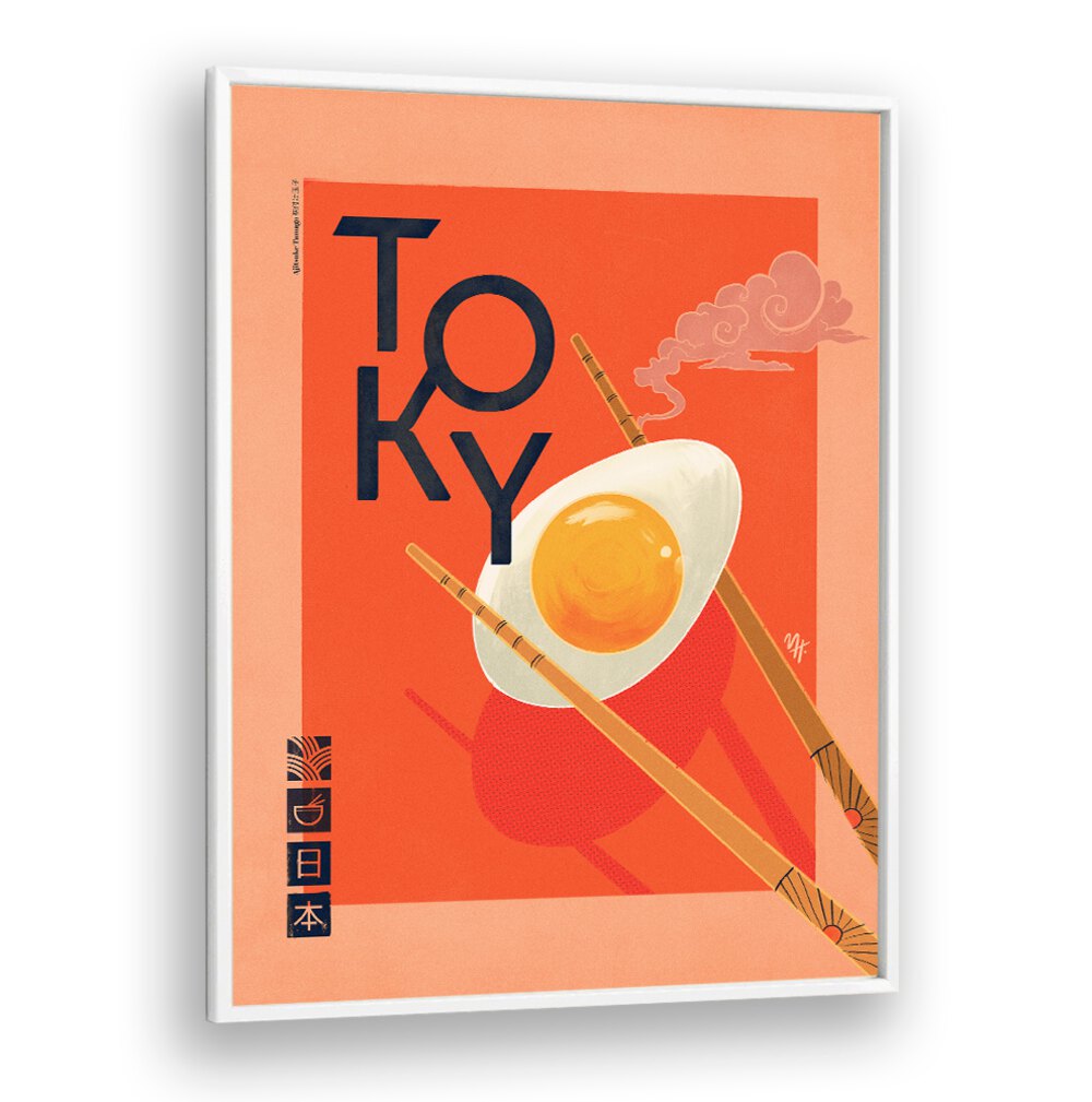 Vibrant artwork featuring the TOKYO E, JAPANESE PAINTINGS, showcasing modern design and cultural aesthetics.