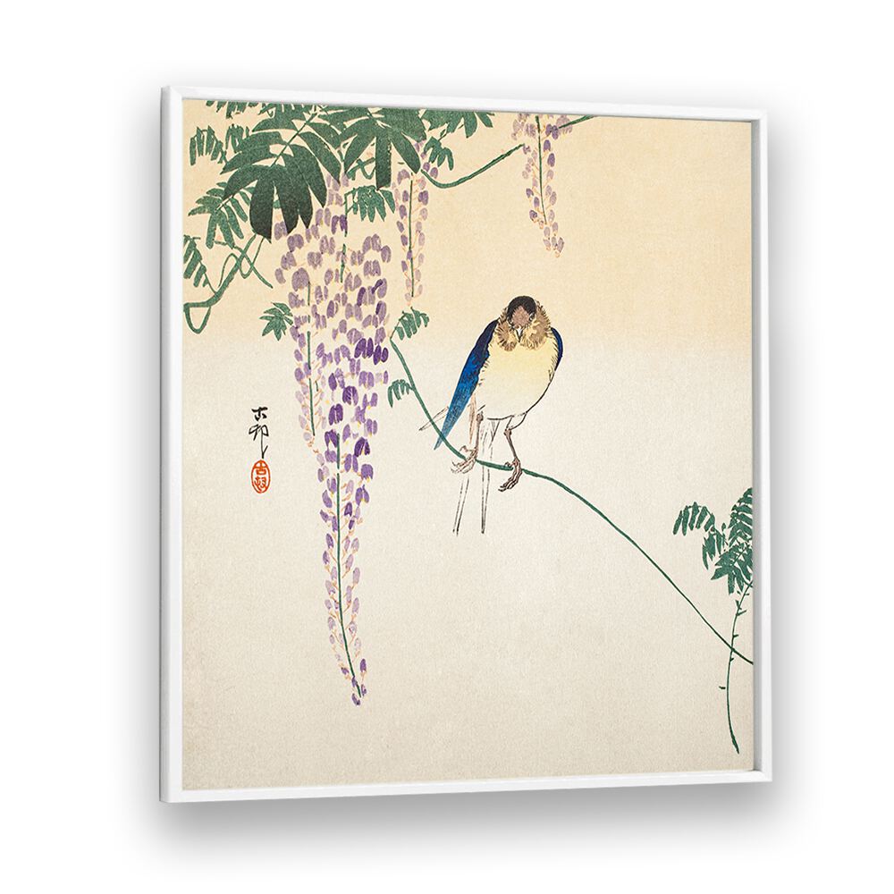 WISTERIA AND SWALLOW (CA. 1900) , JAPANESE PAINTINGS , JAPANESE ART PRINTS