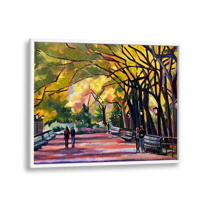 MALL AT CENTRAL PARK , LANDSCAPE PAINTINGS