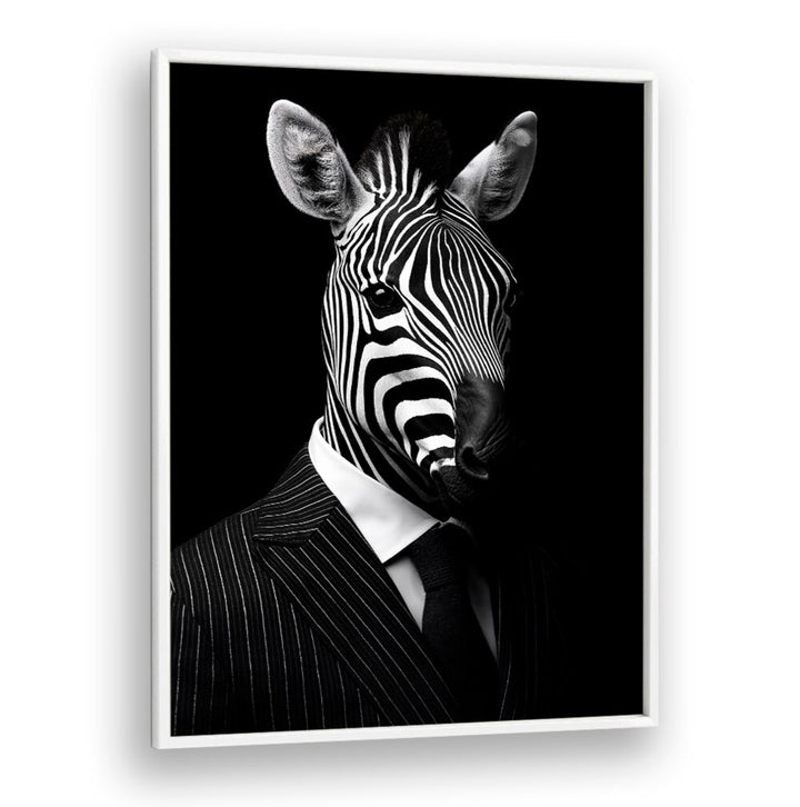 Stylish WILD SUITS - ZEBRA, ANIMAL PAINTINGS by Philippe HUGONNARD, combining elegance with a wild twist.