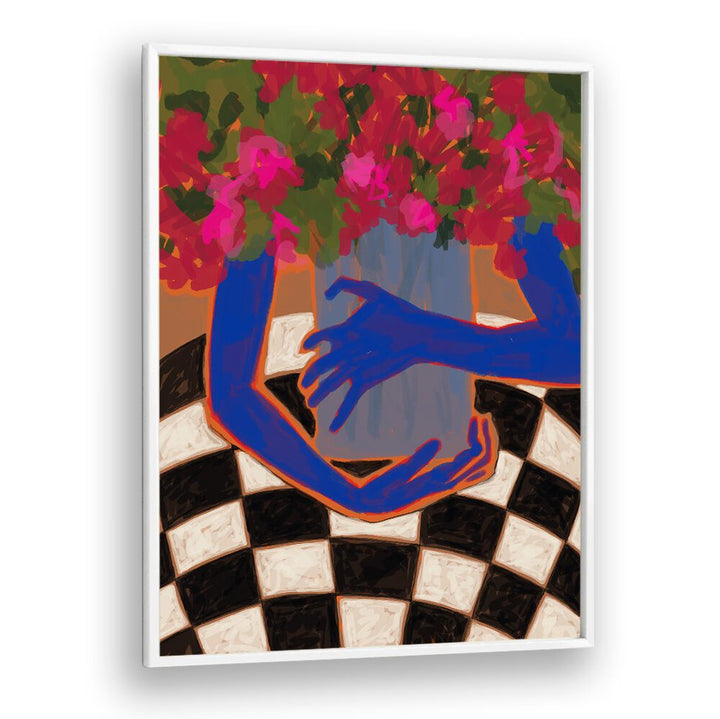 IN  THE MORNING , FLORAL FLOWER PAINTINGS