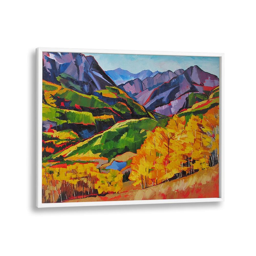 AUTUMN IN THE MOUNTAIN , LANDSCAPE PAINTINGS